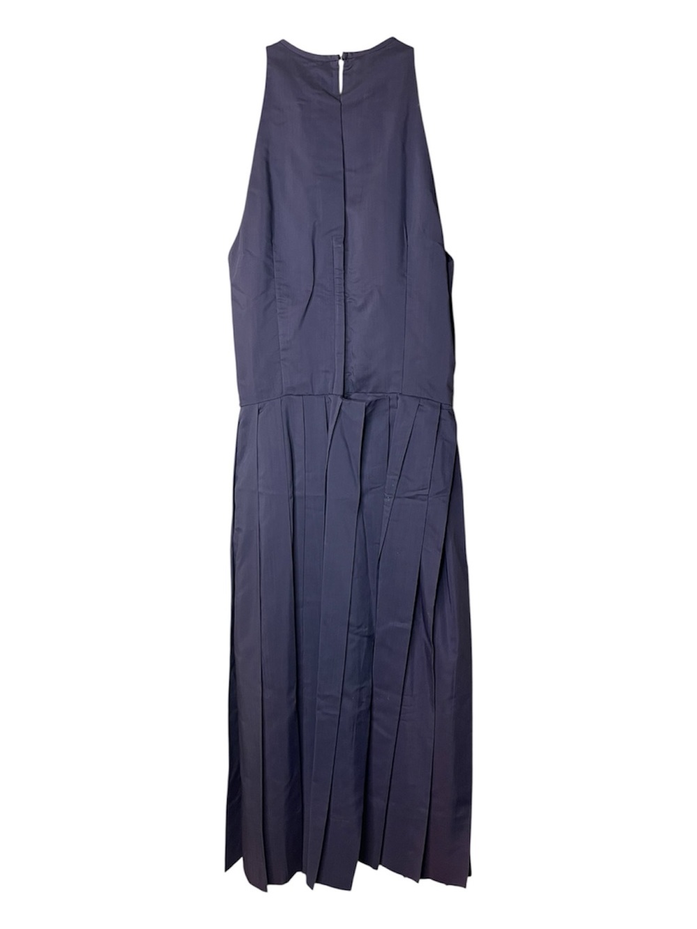 Vintage 1950’s/1960’s Suzy Perette Navy Sleeveless Pleated Midi Dress Sz 10 - Picture 3 of 8